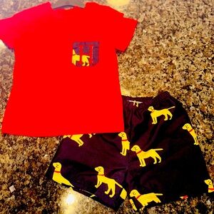 H monogram dog shorts set 4T - perfect for Summer